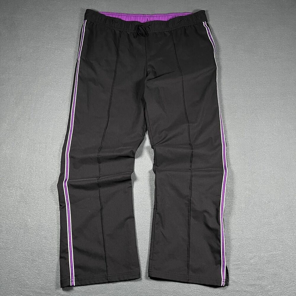 Unbranded Women's Black and Purple Joggers-tracksuits
